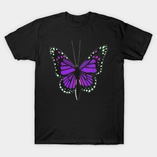 Butterfly 02e, transparent background T-Shirt